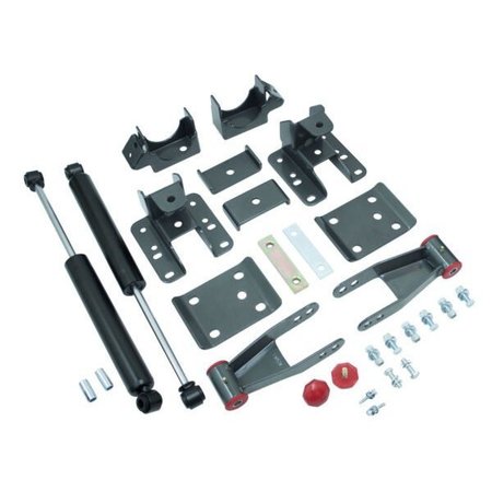 MAXTRAC SUSPENSION 3-4IN ADJ. REAR FLIP KIT & MAXTRAC SHOCKS 201340